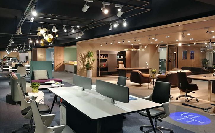 中山海派品牌店办公室180平方现代风装修案例8
