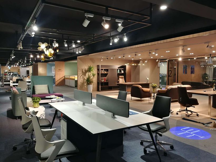 中山海派品牌店办公室180平方现代风装修案例8